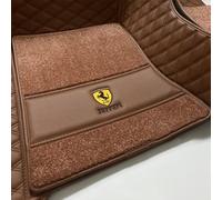 ZXNMCB Car Floor Mats for Ferrari Portofino/Portofino M 2020 2021 2022 2023,Waterproof Anti-Slip All Weather Car Floor Carpets Mat Liners Set,B-Brown