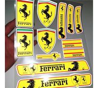 ZXNMCB Car Sticker Badge for Ferrari, Trunk Sticker Auto Decals Logo Embleem Badge Styling Stickers, Car Body Decoration Styling Decoration,A
