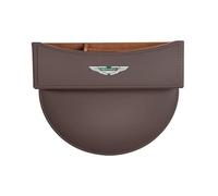 ZXNMCB for Aston Martin V8 DBS Car Seat Gap Organiser, Multi-Function Car Seat Storage Box Gaps Organiser Boxes for Cards Sunglasses and Keys etc,B Brown