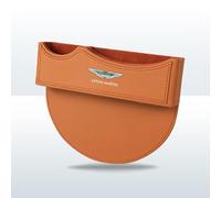 ZXNMCB for Aston Martin V8 DBS Car Seat Gap Organiser, Multi-Function Car Seat Storage Box Gaps Organiser Boxes for Cards Sunglasses and Keys etc,D Orange
