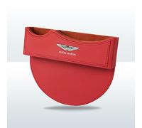 ZXNMCB for Aston Martin V8 DBS Car Seat Gap Organiser, Multi-Function Car Seat Storage Box Gaps Organiser Boxes for Cards Sunglasses and Keys etc,C Red