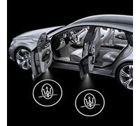 ZXNMCB For Maserati Ghibli/Spyder/Quattroporte/Levante SUV Car Door Lights,Car Puddle lights HD Car Door Step Courtesy Lights for Cool Car Decorations,C Brown-4