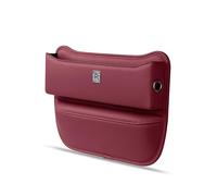 ZXNMCB for Rolls-Royce Phantom Cullinan Ghost Dawn Car Seat Gap Organiser, Multi-Function Car Seat Storage Box Gaps Organiser Boxes for Cards Sunglasses and Keys etc,C Red-1