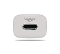 ZXNMCB Tissue Box for Bentley Continental GT Coupe 2012 2013 2014 Car Automotive Decoration, Home Storage Room Office Car Decoration, Easy Access on Road Trips,B Grey