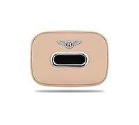 ZXNMCB Tissue Box for Bentley Continental GT Coupe 2012 2013 2014 Car Automotive Decoration, Home Storage Room Office Car Decoration, Easy Access on Road Trips,F Beige