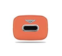 ZXNMCB Tissue Box for Bentley Continental GT Coupe 2012 2013 2014 Car Automotive Decoration, Home Storage Room Office Car Decoration, Easy Access on Road Trips,C Orange