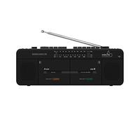ZXNQ Double Tape player - Cassette Recorder - FM/SW/WM radio - MP3/U disk, TF card playback - One-click recording/transcription