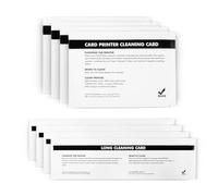 ZXP1 ZXP3 Cleaning Card Kit for Zebra ZXP Series 1 ZXP Series 3 ID Card Printer, 4pcs Print Engine Cleaning Cards and 4pcs Feeder Cleaning Cards (105999-301)