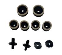 Zxpjkyu 10 Felt Basin Pads, Replacement Brackets, Accessories for Removing The Pad Nuts, Suitable for Rehearsals And Performances E, Black