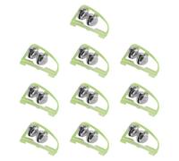 Zxpjkyu 10 Pieces Fishing Bells for Night Fishing Equipment Tool Double Alarm Bells