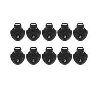 Zxpjkyu 10 Pieces Golf Club Number Label Head Cover Replacement Wear-Resistant PP Material Compact Design Suitable for Daily Use on The Course, Style B