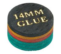 Zxpjkyu 14mm Pool Cue Tip Multi-Layer Cue Head Accessory Pack of 5, H