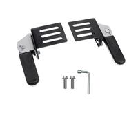 Zxpjkyu 2 Pieces Folding Bike Footrests Front Foot Pegs, Easy Installation Parts, Modification, Multifunctional Non-Slip Footrest, Style B