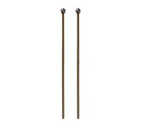 Zxpjkyu 2 Pieces for Glockenspiel, Xylophone And Vibraphone, Wooden Handle, Unique Design, Suitable for Music Lessons And Meditation, long and round head