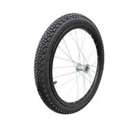 Zxpjkyu 20 Inch Trailer Wheel, Rubber Tire, High Capacity, Replacement for Spoke Wheels