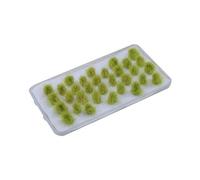 Zxpjkyu 32 Pieces Micro Landscape Grass Static Grass Model Bushy Tufts Artificial Shrubs PP Material Suitable for Train Model Railroad Scenery Sand Table, Early Autumn