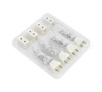 Zxpjkyu 4-piece 1:12 Dollhouse Electrical Socket And Connection Cable Set for Room