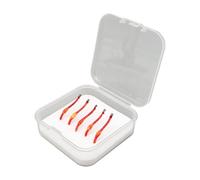 Zxpjkyu 5 Pieces Worm Fly Realistic Lightweight Practical Artificial Spiny Worm