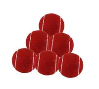 Zxpjkyu 6x Tennis Balls 2.52" Dia Exercise Practicing Dogs Toy for Beginner Training Training Balls for Playing with Dogs Playing, Red