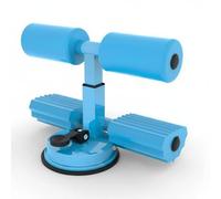 Zxpjkyu Abdominal Exercise Bar Sit Up Helper Core Training Suction Foot Hold Foam Cushion Leg Raise Machine suitable for living room exercise core-focused, Array, Blue