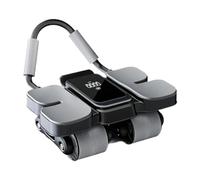 Zxpjkyu Abdominal Roller Wheel Ab Training Roller Wheel Exerciser Strength Training Workout Equipment Gym Non Slip Handle Workout Abdominal Rolle, Black