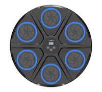 Zxpjkyu Adjustable Wall-Mounted Musical Boxing Machine with Electronic Target, Touch-Reactive Cushion, And Suitable Scoreboard P, No Gloves