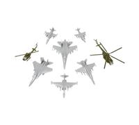 Zxpjkyu Airplane Model Puzzle, Static, Made of Compact PP Material, Suitable for Aviation Enthusiasts, style A