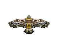 Zxpjkyu Birds Kite Large Outdoor Kite Toy Single Line Fly Kite Polyester Material Easy to Fly Suitable for Children Adults Family Summer Picnics Traveling Law, Eagle Shape Brown
