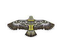 Zxpjkyu Birds Kite Large Outdoor Kite Toy Single Line Fly Kite Polyester Material Easy to Fly Suitable for Children Adults Family Summer Picnics Traveling Law, Eagle Shape Black