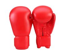 Zxpjkyu Boxing Gloves for Adults, Ventilated Palm Trees, Punching Focus Mitts, Breathing for Taekwondo Fitness Training Men And Women, Red