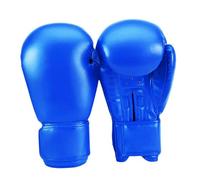 Zxpjkyu Boxing Gloves for Adults, Ventilated Palm Trees, Punching Focus Mitts, Breathing for Taekwondo Fitness Training Men And Women, Blue