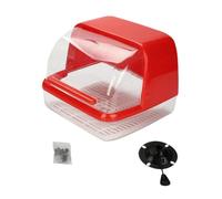 Zxpjkyu Chalk Holder for The Gym, Chalk Bucket for Weightlifting, with Adjustable Handle, Chalk Bowl for Fitness Training And, Red