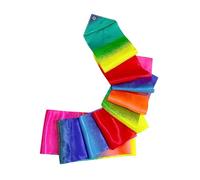 Zxpjkyu Dance Ribbon, Artistic, Lightweight, Party Accessories, Carnival, Performances, Activities, Soft, Dancer, Rainbow, Gymnastics Ribbon