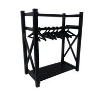 Zxpjkyu Dollhouse Wardrobe, Miniature Sofa, Accessories, Ornament, Sturdy Material, Large Space, Suitable As A Birthday Gift, Decoration, Black