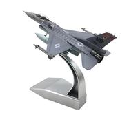Zxpjkyu F16C Fighter Jet Model in 1:100 Scale with Stand - Collector's Item, Gift, Decorative Object for Shop, Table Decoration