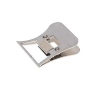 Zxpjkyu Fishing Hook Binder Feather Clamp Stainless Steel CDC Fiber Holder Fly Tying Tool Compact Profile Controlled Grip Suitable for Fishers Angling Workspaces