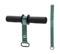 Zxpjkyu Forearm Strengthener, Comfortable Grip, Handle, Non-Slip Wrist Roller, Arm for Fitness, Musicians, Gym, Green