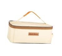 Zxpjkyu Gas Tank Storage Bag Bag for Camping with Mango, Beige