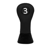 Zxpjkyu Golf Head Cover for Protection, Black 3, M