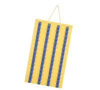 Zxpjkyu Hanging Storage Organizer Miniature Car Hanging Storage Case Display Stand Elastic Felt Large Capacity Suitable for Bedroom Living Room Door Children&, Yellow