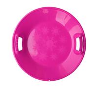 Zxpjkyu Heavy Duty Snow Toboggan for Outdoor Use, Luge Sled for All Ages, Pink L