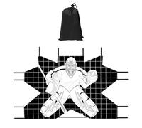 Zxpjkyu Hockey Objective, Folding Hockey Net Help, Target of Light Goalkeeper, Training Target for Street Goalkeeper, L