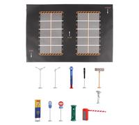 Zxpjkyu Large Parking Mat in 1:64 Scale, Underground Parking Garage, Model Garage, Table Decoration, Model Exhibition, Style A
