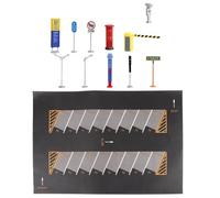 Zxpjkyu Large Parking Mat in 1:64 Scale, Underground Parking Garage, Model Garage, Table Decoration, Model Exhibition, Style C