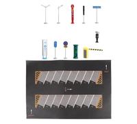 Zxpjkyu Large Parking Mat in 1:64 Scale, Underground Parking Garage, Model Garage, Table Decoration, Model Exhibition, Style F