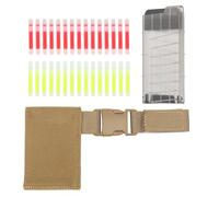 Zxpjkyu Marking Sticks,Marker Label Emergency Long Time Glow Dispenser with Fixed Sleeve, Khaki