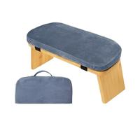 Zxpjkyu Meditation Bench with Ergonomic Anti-gliding Cushion Modern Chair on Knees Are Stool for The Home Office Fair, light blue