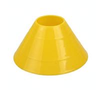 Zxpjkyu Mini Traffic Cone Sports Marker Training Inline Skate Marker Slalom Flexible Polyethylene Easy To Move Suitable for Skating Games Team Indoor Activities, Yellow