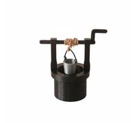 Zxpjkyu Miniature Well Prop Dollhouse Well Model Mini Tabletop Ornament Rural Water Feature with Old World Rope Detail for Home Decoration Collectible Scenes Storytelling Play, Black