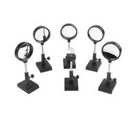 Zxpjkyu Optics Experiment Set Physical Optics Mirror Concave Lens Triangular Glass for Classroom Activities Suitable Fo, 6pcs, 16.5cmx12cmx6cm